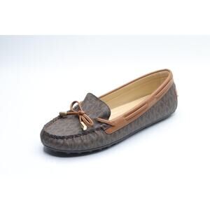 Michael Kors Women's Juliette Moc, Brown/Black, 7